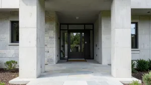 Filary przed domem wykończenie